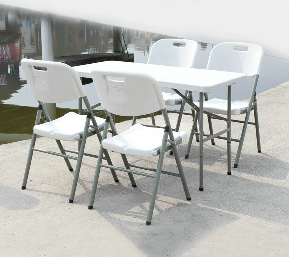 Wholesale/Supplier Hotel Outdoor Restaurant Plastic Dining Chair Home Modern Furniture Folding Table Chair Set