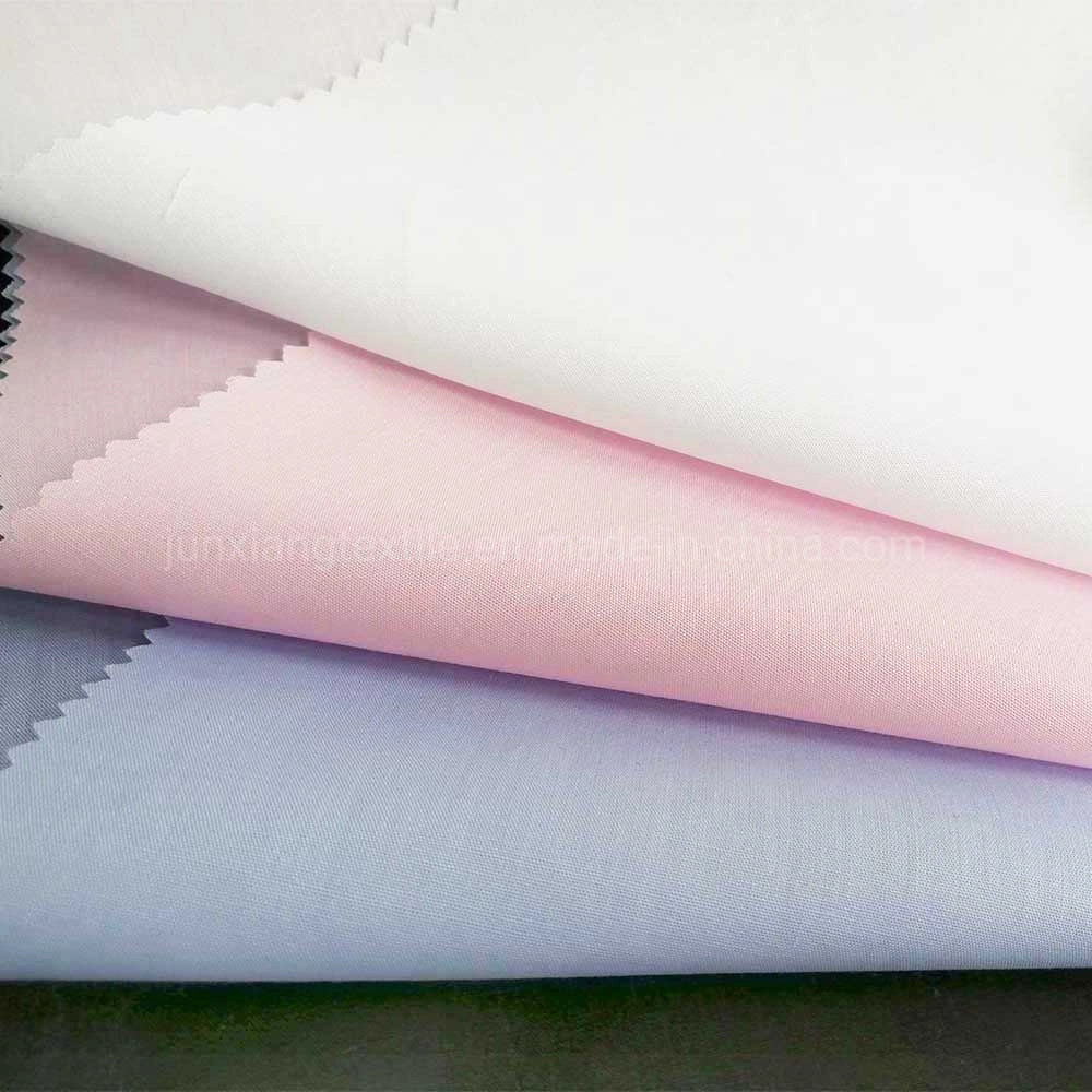 cotton50 Polyester50 Airjet Gekohlte Qualität 1,5m 120gsm gebleicht Weiß Reaktives Färben bedrucktes Muster Shirting Stoff auch für Uniform Tücher