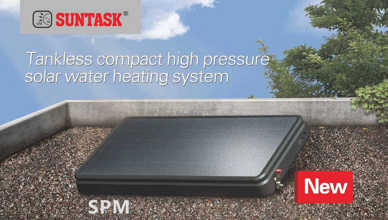 Suntask New 150L Tankness High Pressure Complete Solar Hot Water Heater