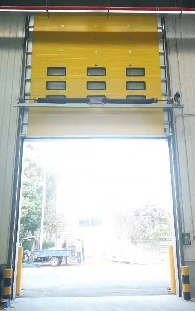 Automatic Large Auto Lift Control Insulated Industrial Finger Protection Sectional Garage Lifting Sliding Gate