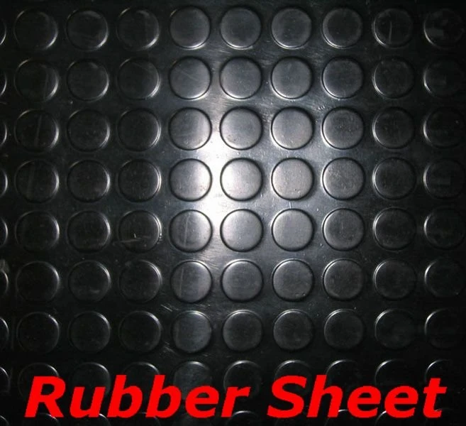 Heavy Duty Ribbed Pattern Rubber Sheet/ Anti-Slip Rubber Flooring Mat