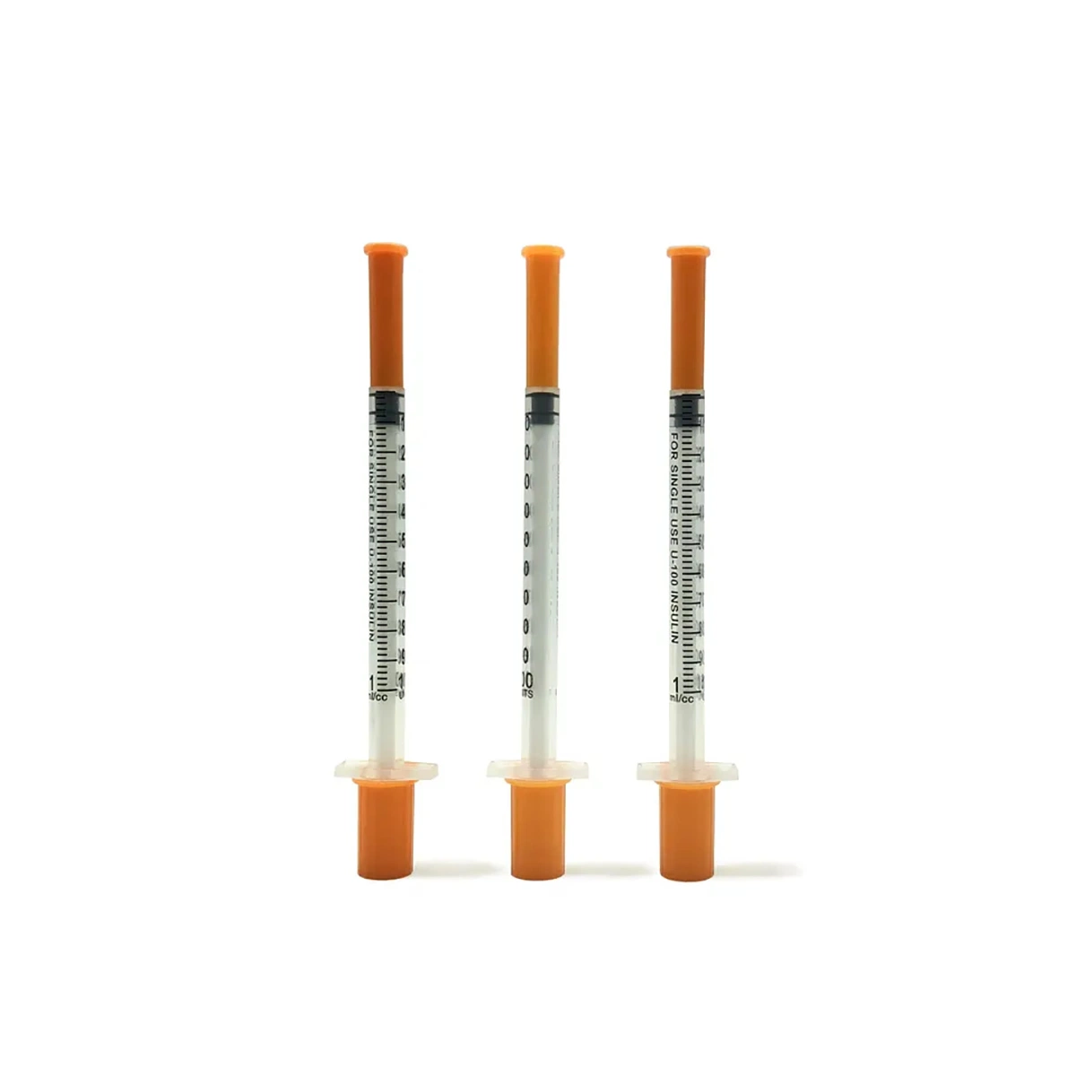 Hot Sale Medical 0.3cc 0.5cc 1cc Disposable Insulin Syringe