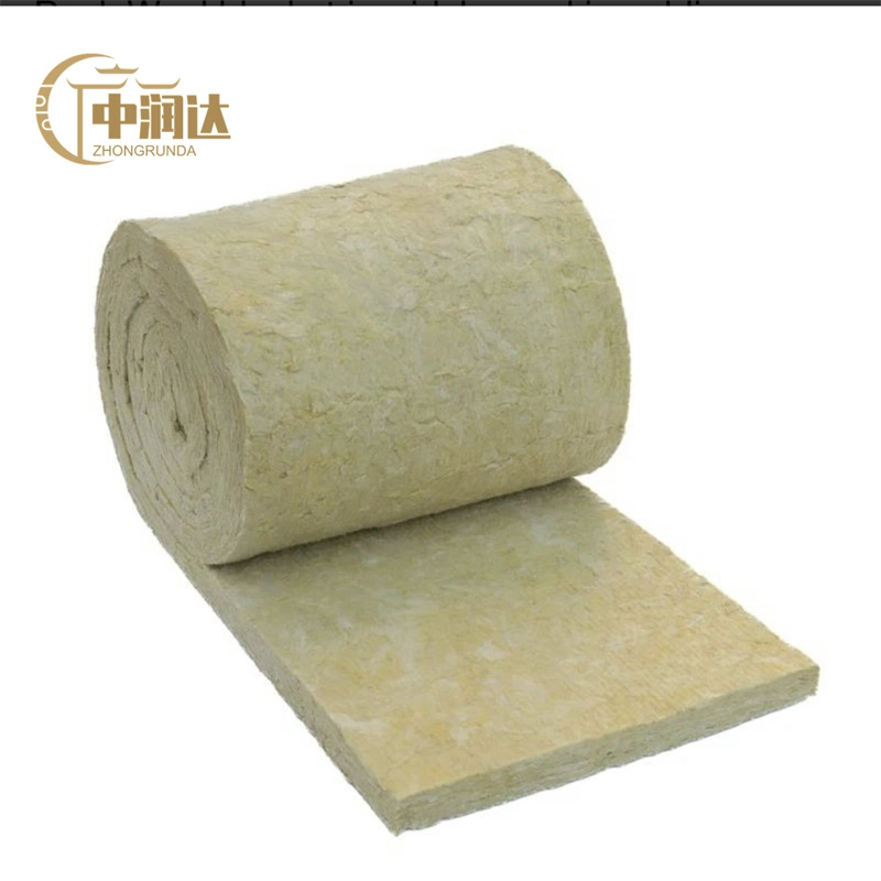 Heat Insulation Rock Basalt Wool Fiber Blankt with Aluminum Foil Faced