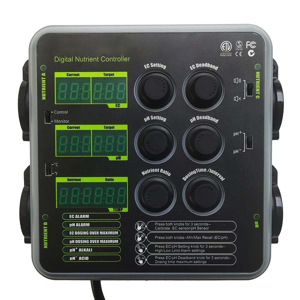 Indoor Gewächshaus hydroponic pH EC Digital Nährstoff Controller zum Verkauf