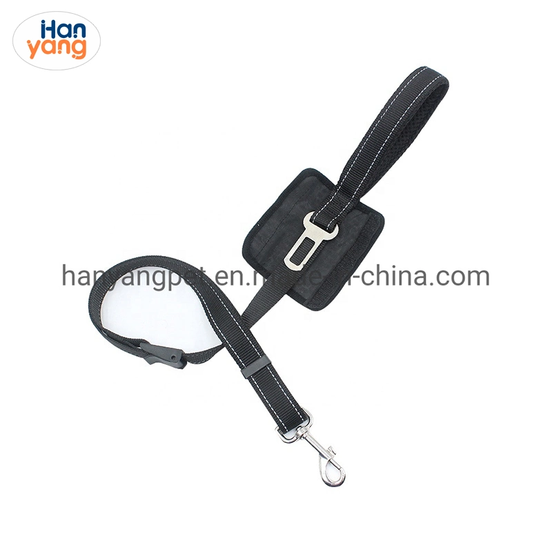 Hanyang OEM Pet Accessories Pet Product Custom Dog Safety Belt Leash Nylon Pet Dog Car Seat Belt