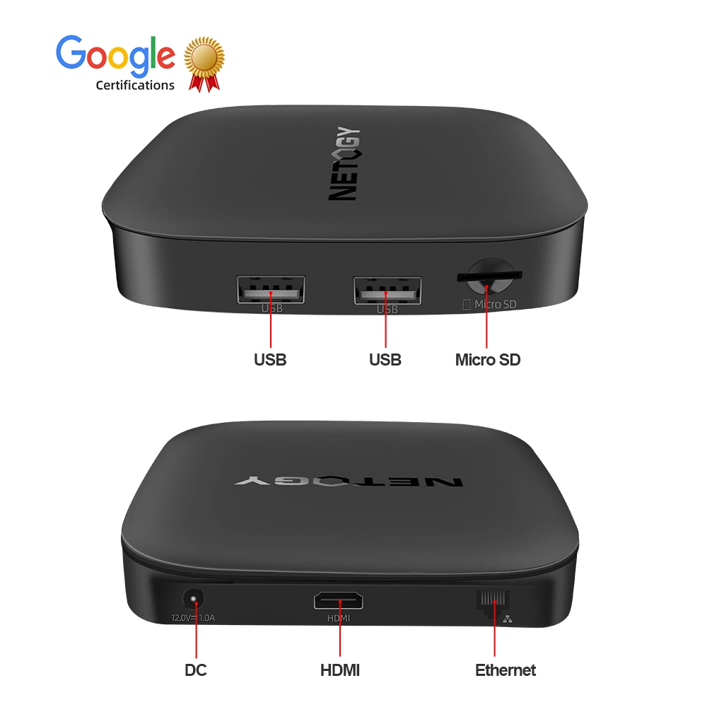 Original Global TV Box 4K HDR Android 11 HD 2 Go 16 Go WiFi Google Netflix IPTV Set Top Box Netogy Media Lecteur