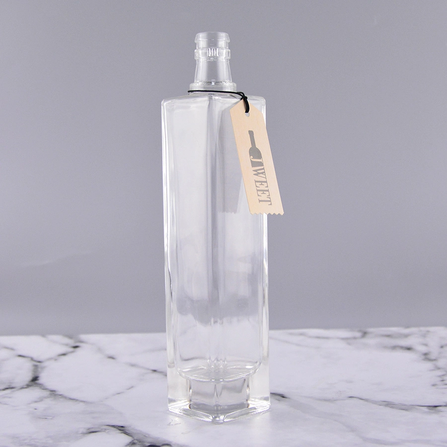 Customized 500ml Glass Oil Bottle Square Olive Oil Bottle