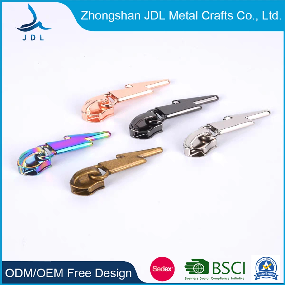 Digital Printing Pull Tab Coffee Bean Stand Garment Slider Brand Logo Head Custom Metal Zipper Puller Garment Accessories