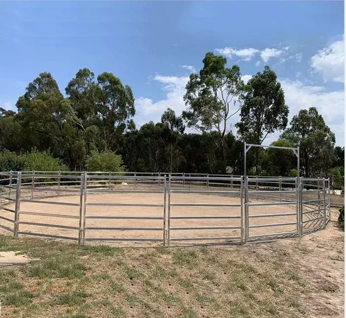 Cattle Fence Farm Used 1.8X2.1m Hot Dipped Galvanized Iron Metal Cattle Horse Corral Panel Farm Fence