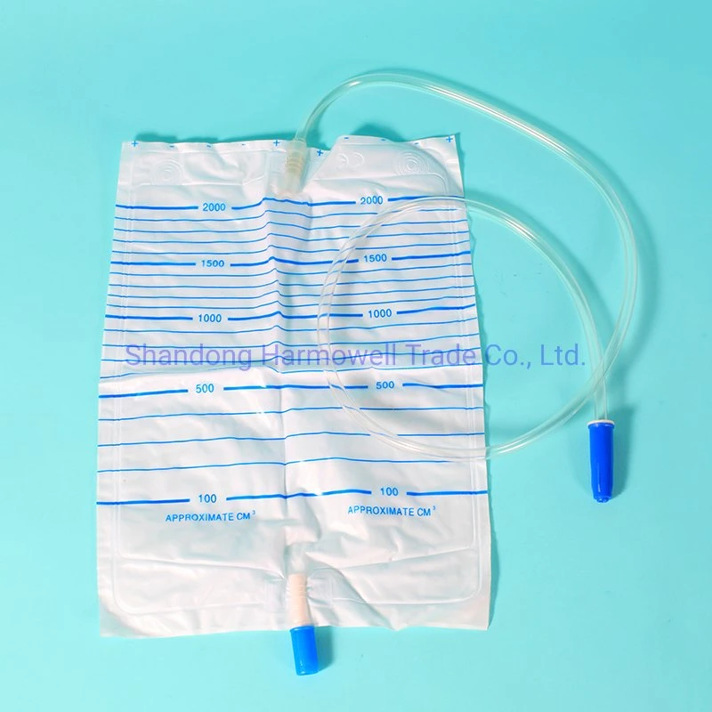 Medical descartáveis esterilizados de PVC Paciente Saco de drenagem