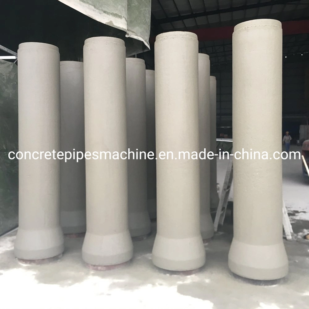 Radial Extrusion Double Pipe Automatic Rcp Reinforced Concrete Jacking Pipe Production Line