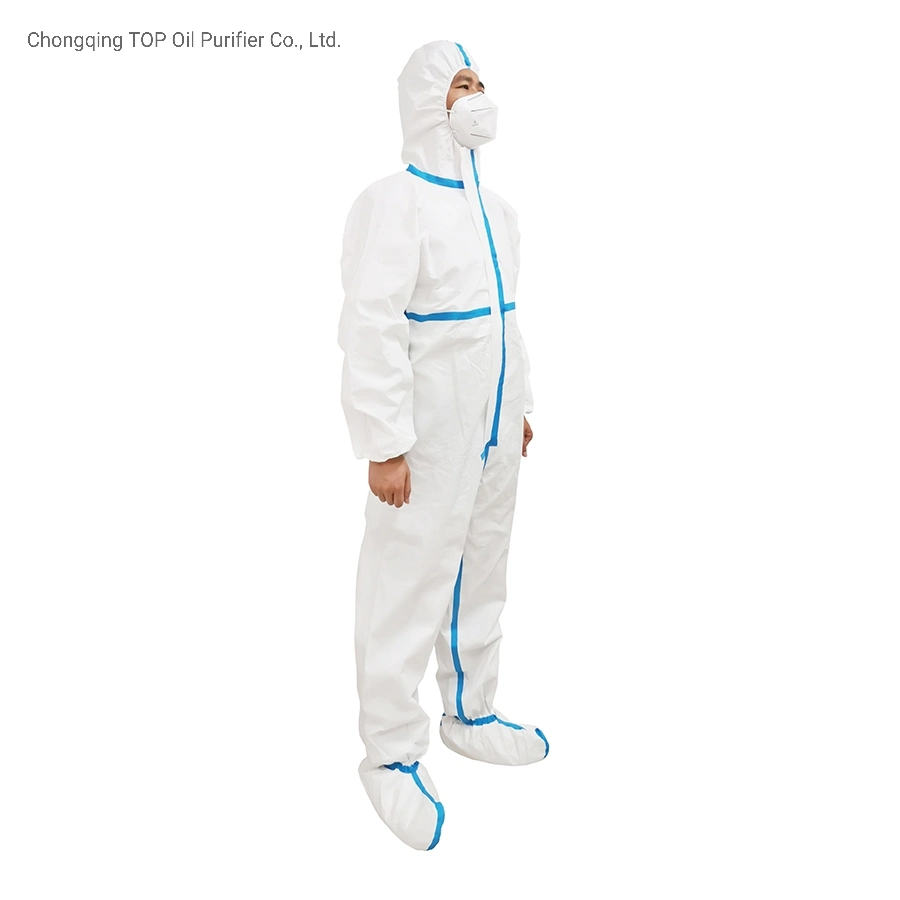 Personal Medical Protective Wear Men and Women Overalls White Non-Woven Hospital Clothes