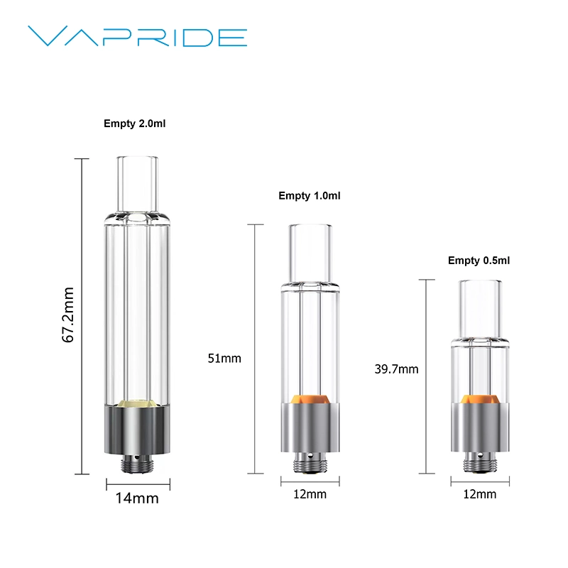 Wholesael 1000mg 510 panier plein verre d'huile épaisse jetables l'atomizer