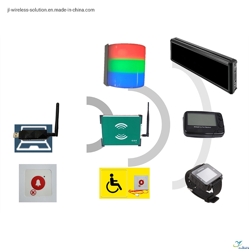 Intercom System Calling Alarm Restaurant Double Side Shown LED Language Options