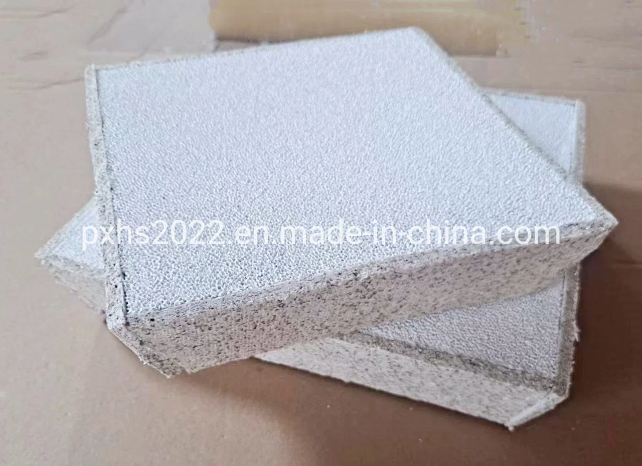 Customer Alumina Ceramic Foam Filter 381*381*50mm 10-60ppi with Expanding Binding