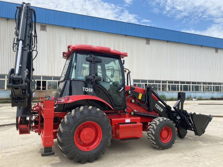 CE Approved Used Heavy Equipment Tractor with Backhoe and Front End Loader