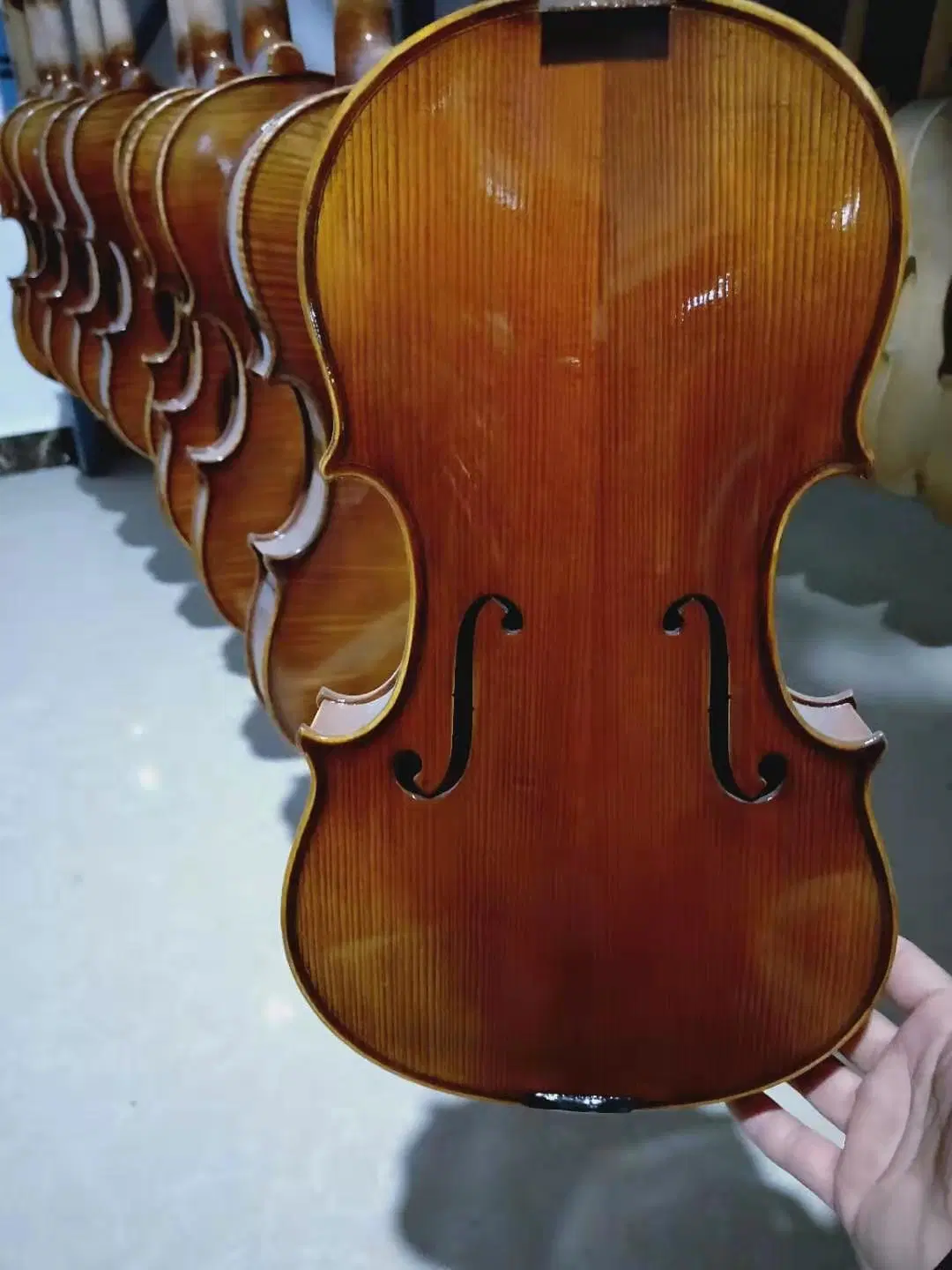 One Piece Back Hand Made High Master Violin (AVA300S)