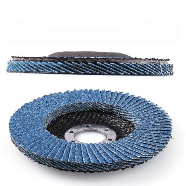 4-1/2 Inch 115 Steelness Steel Abrasive Blue with Zirconia Alumina Flap Disc