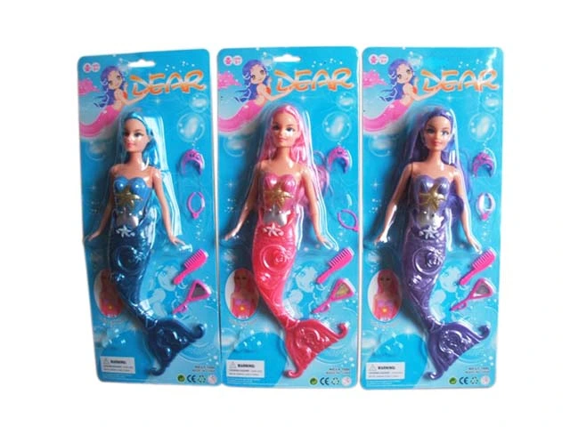 11.5 Inch Hard Material Wind up Plastic Girls Toy Doll (10217621)