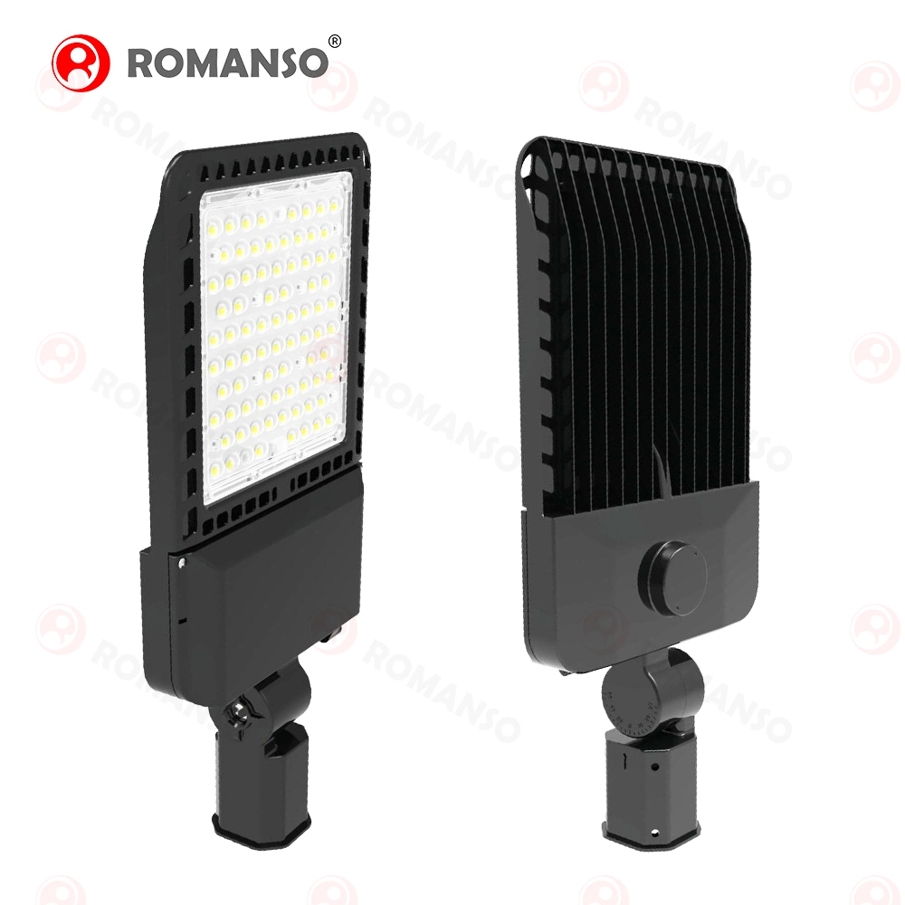 Energy Outdoor Lighting Shoe Box LED Light IP66 Waterproof Photocell 200W 130lm\/W Parking Lot Module LED Street Lighting