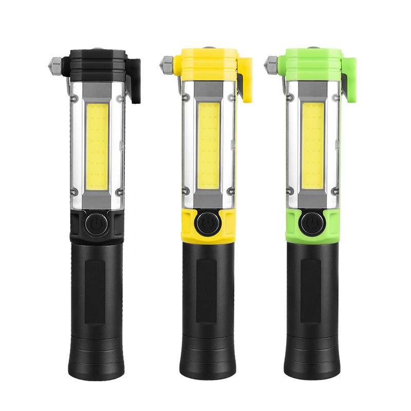 Multifunction COB Hand Lamp with Emergency Tools/Magnetic Picker