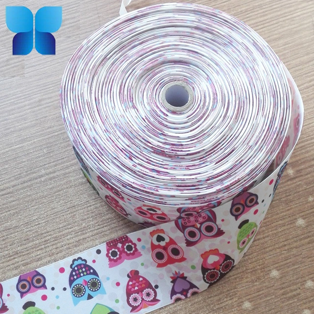 Printed Grosgrain Ribbon for Christmas Gift Packing/Garment Accessories
