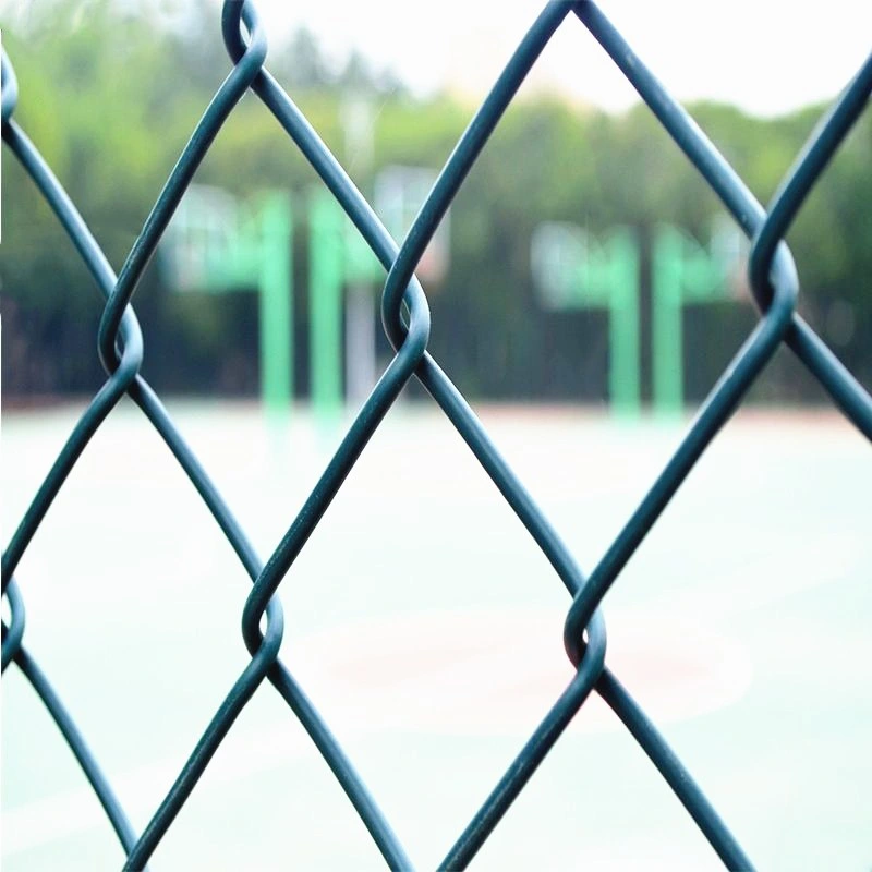 White Color Gi Chain Link Fence with High Quality