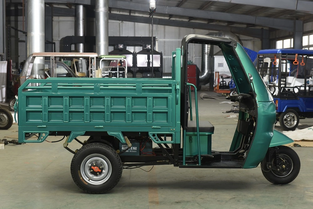 Stainless Steel Open Body Electric Auto Rickshaw Cheap Price Electric Tricycle Cargo Electric Tricycle Motor Cargo Tricycle