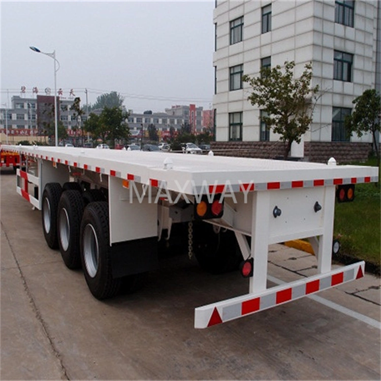 3 4 Axles Flatbed Container Gooseneck Excavator Transport Semi Trailer Trucks 100 Ton Lowbed Truck Trailers