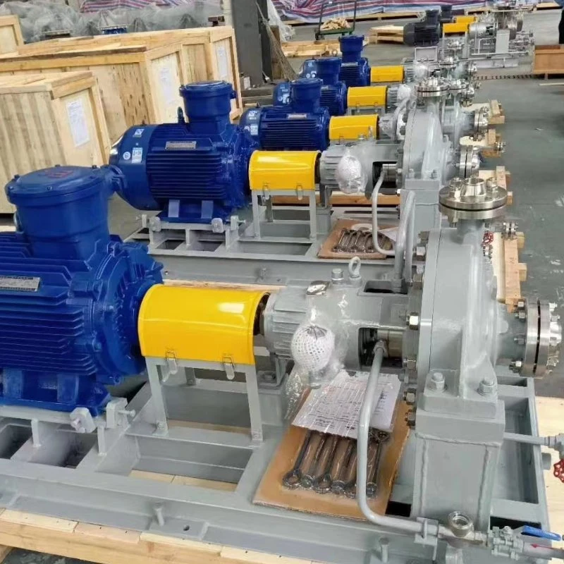 API 610 Horizontal Chemical Process Petroleum Industrial Ocean Pull-Back End-Suction Centrifugal Water Pump with External Cooling System in SS304/316