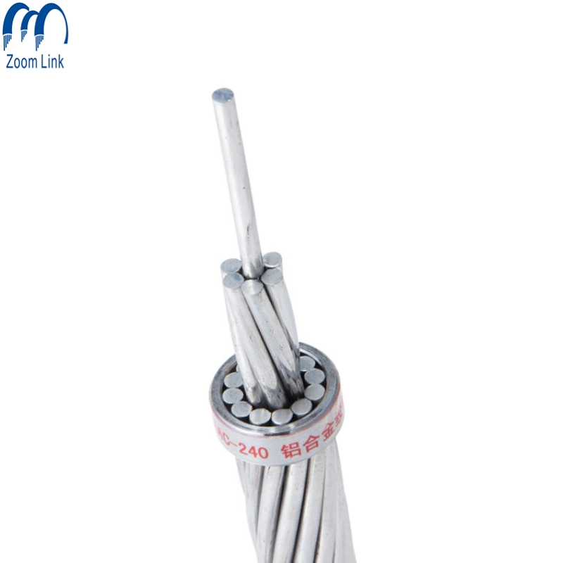 All Aluminium Conductor (AAC) e Aluminium Conductor Steel Conforced (ACSR) Cabos condutores sem revestimento