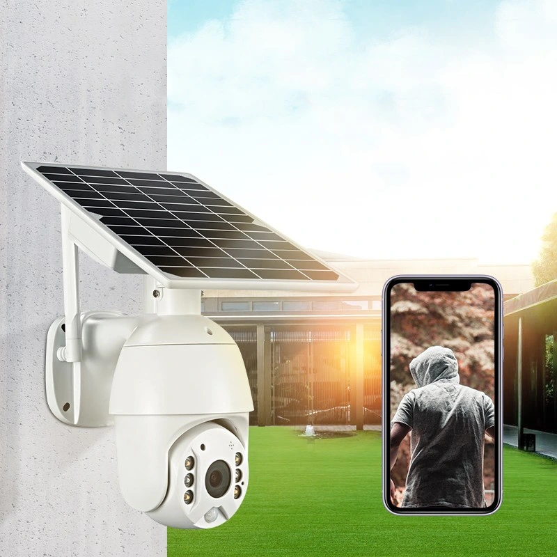 Resistente al agua de la cámara inalámbrica Smart Panel solar de batería de 4G Cámara de seguridad del sistema de cámara de visión nocturna