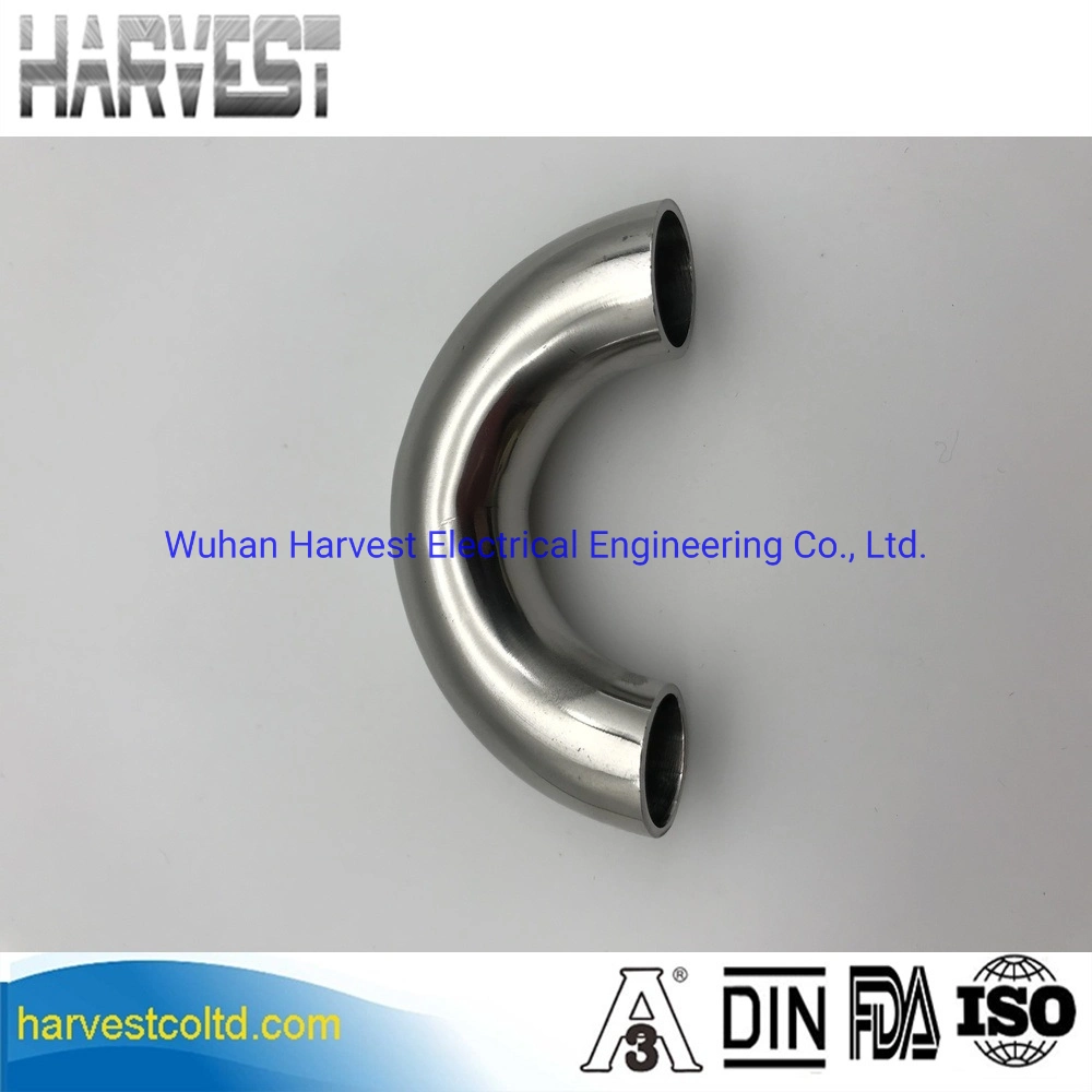 OEM Sanitary Stainless Steel Pipe Fittings DN10 DN16 DN25 DN32 DN40 DN50 180 Degree Returns 180 Degree Bend