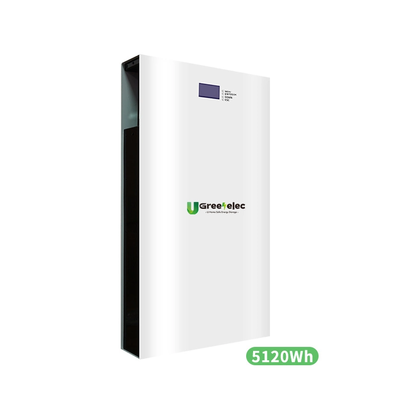 U-Greenelec Hot Selling y mejor calidad 51,2V 100ahwall montado Inicio Batería de almacenamiento