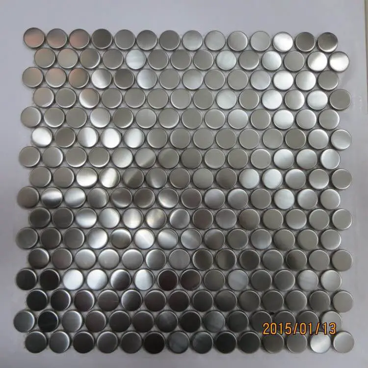 Original Factory Supply High quality/High cost performance Stainless Steel Round Mosaic Tile