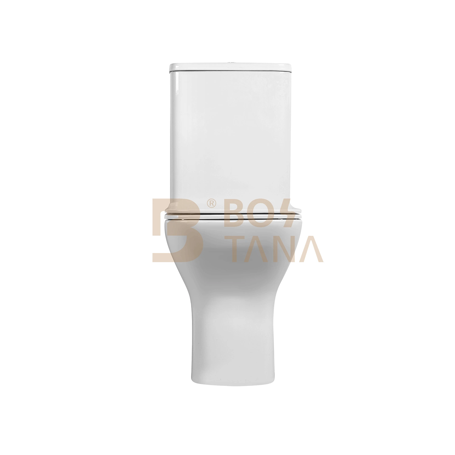 Sanitary Ware Washdown Square Design Ceramic Two Piece Toilet Set