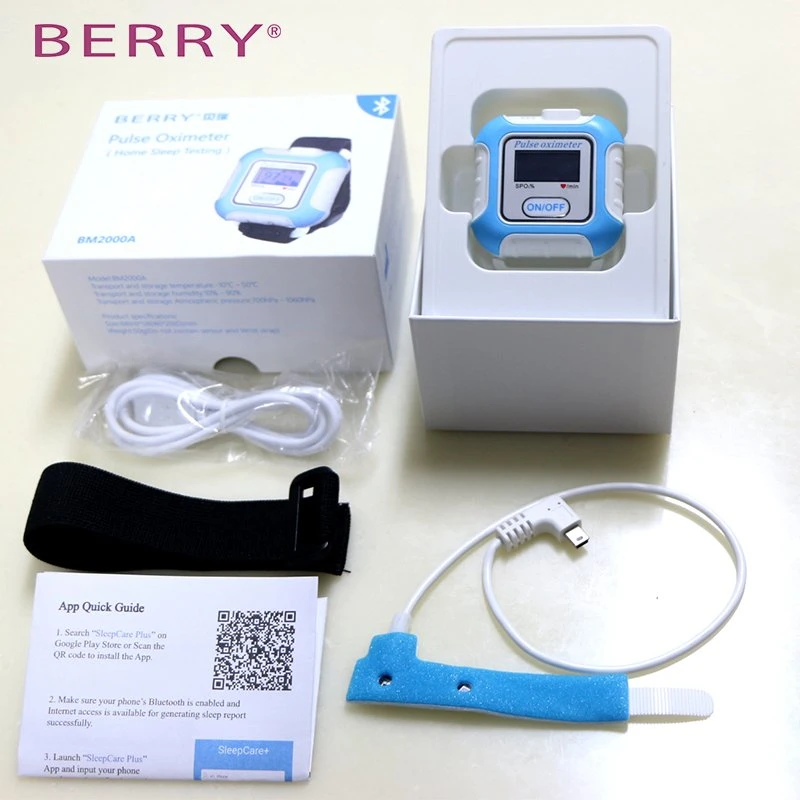 SpO2، مقياس التأكسج Bluetooth Sleep Apnea Diagnosis Medical Device