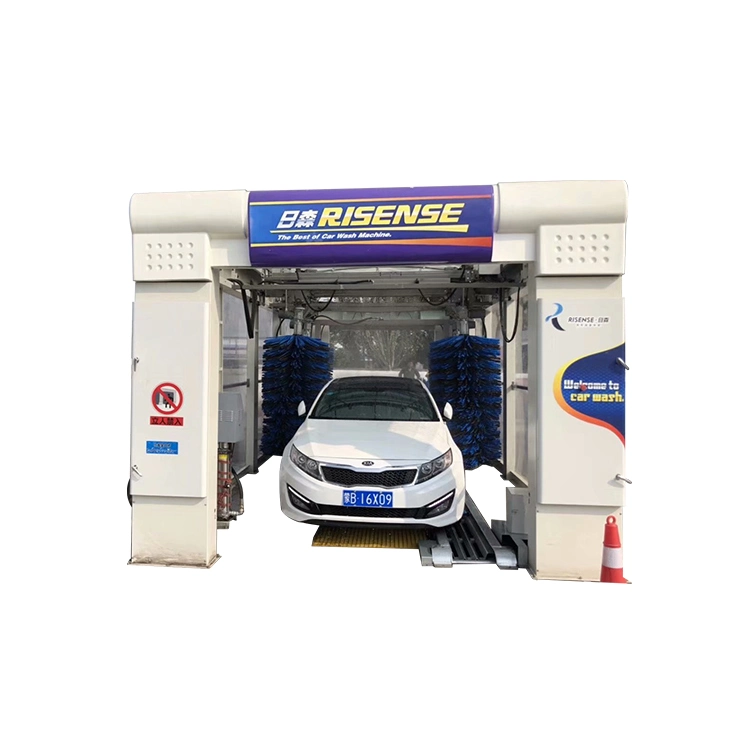 United Kingdom High Pressure Rollover Car Wash Machine Prominent Germany Wax suction pump with Drying System