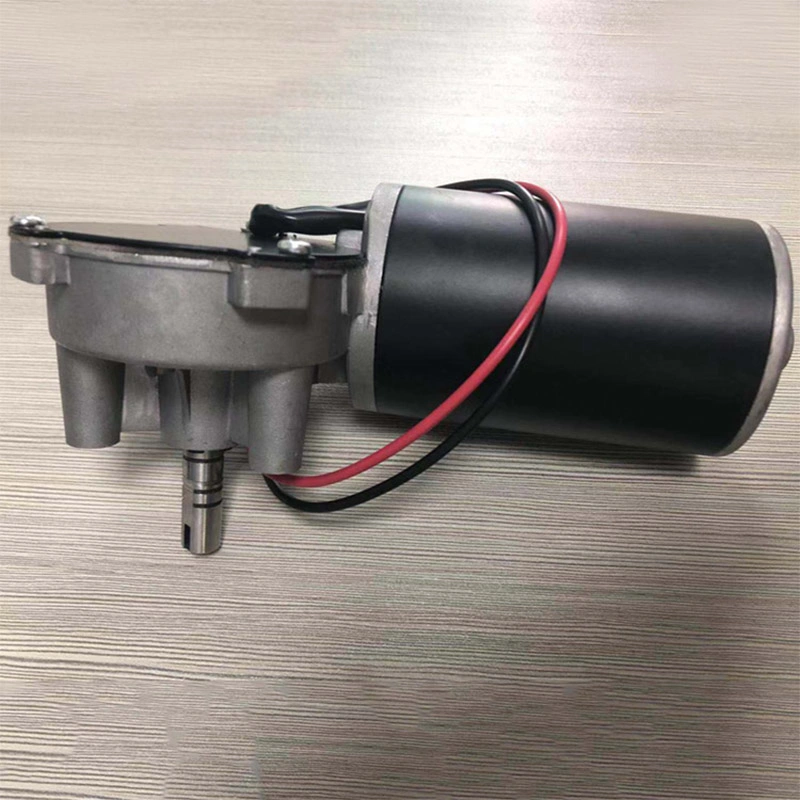 130 rpm engranaje pequeño gusano de alta velocidad de 24V DC Motor Caja de engranajes para maquinaria automatización