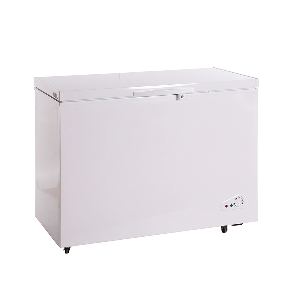 Hot Selling 318 Liter Household Single Door Chest Freezer Top Open Freezer with Inside Condenser