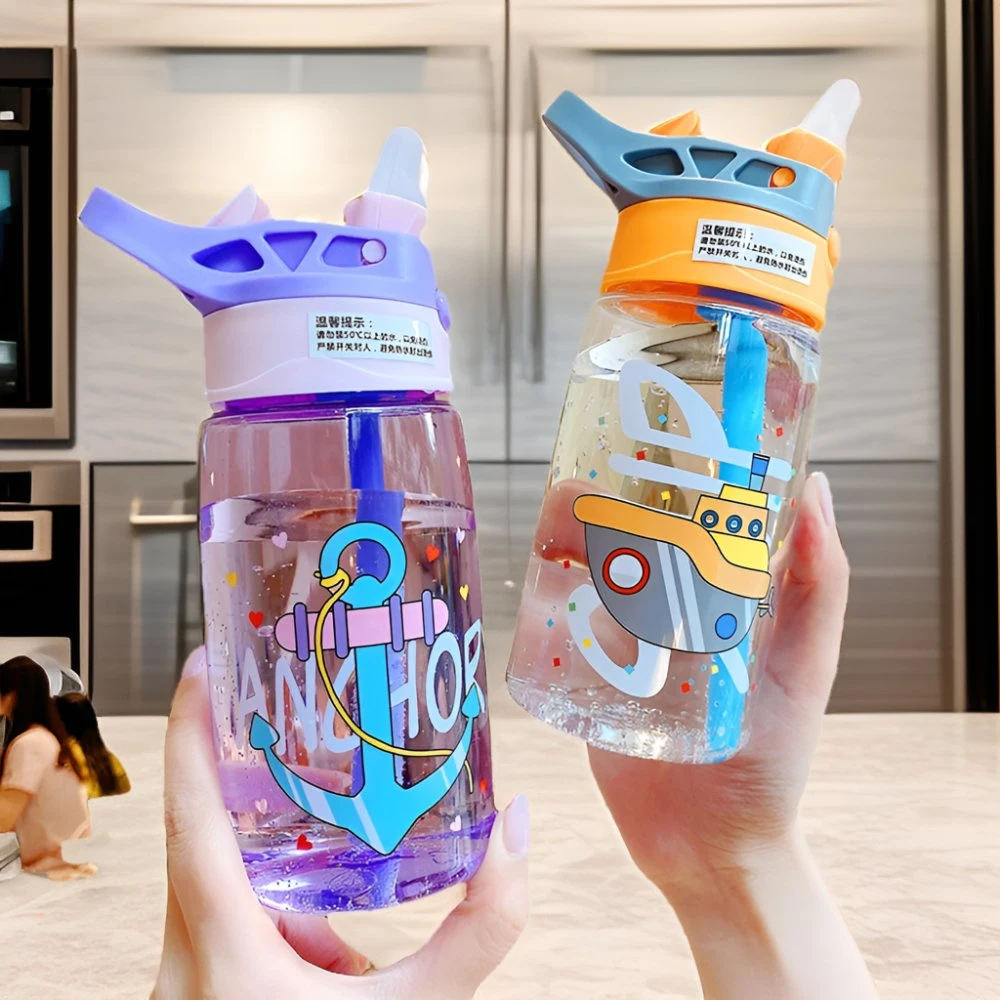 Aohea Wholesale Deportes botellas de agua con agua portátil de paja Botella de vidrio Perfume jarra taza de plástico Productos de vidrio Copa de embalaje Cosmético