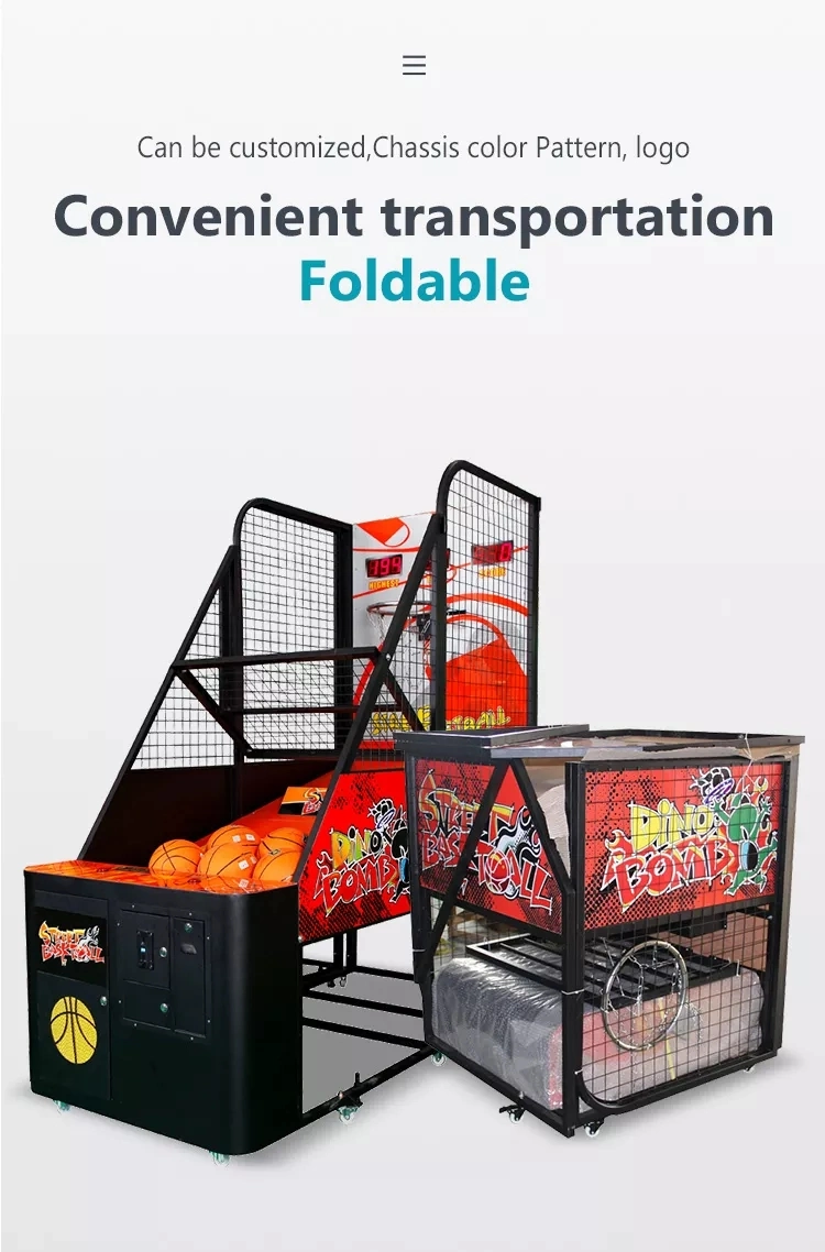 Indoor Dual Player Hoops Basketball Arcade Simulator Game Machine