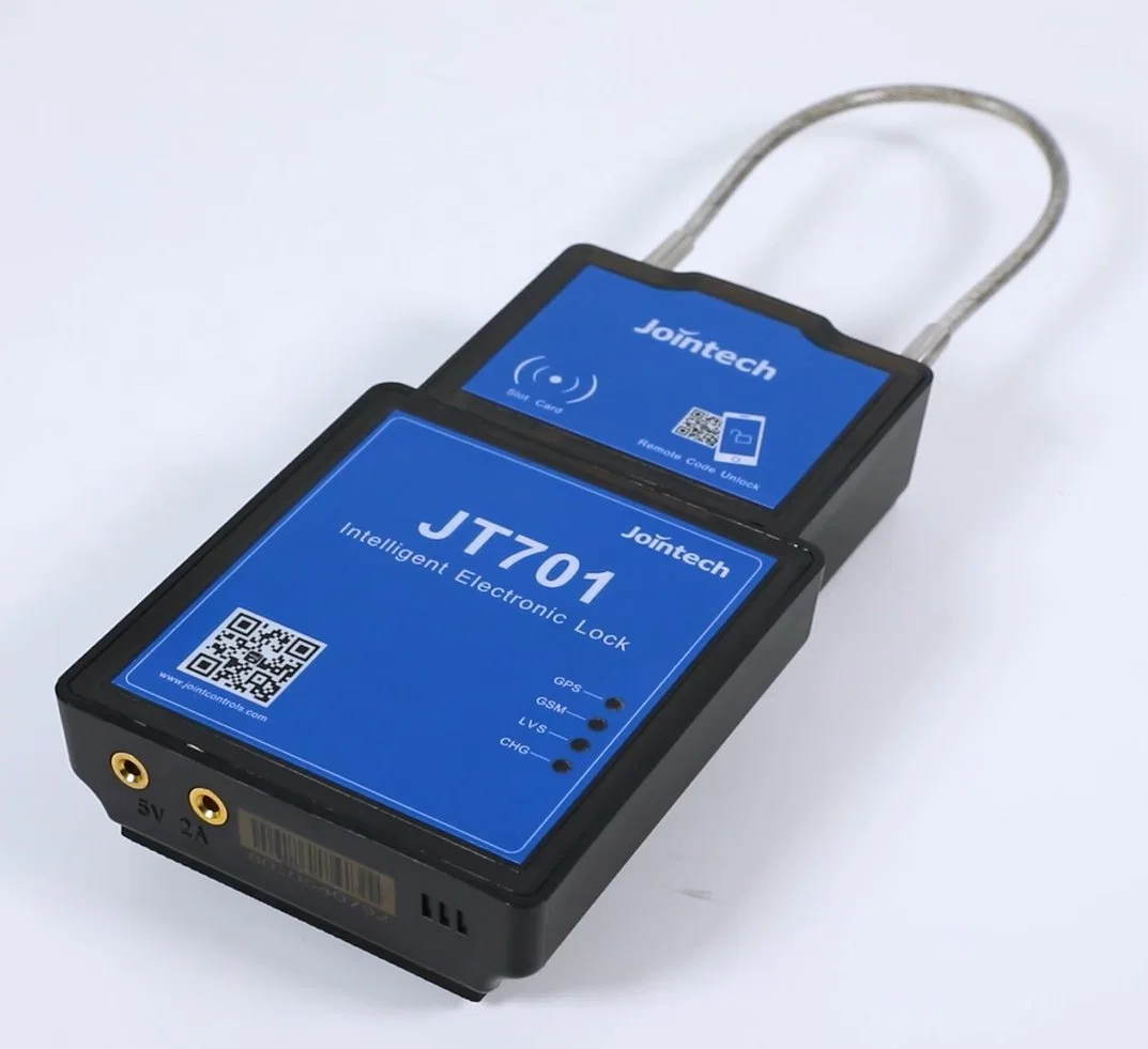 Jt701 Jointech navegación personalizada sello GPS Tracker de bloqueo de contenedor de seguridad de la carga inteligente de GPS para la carretilla de Candado RFID