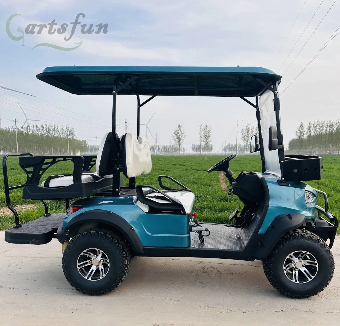 Gasoline Golf Scooter New Chinese 48V off-Road 4 Seater Golf Carts Electric Golf Kart Golf Buggy