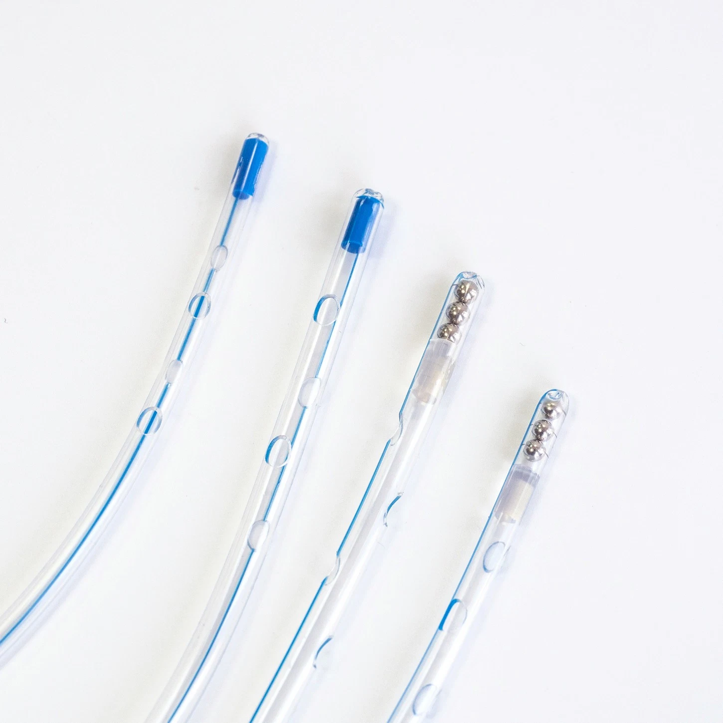 CE/ ISO Approved Disposable Surgical Hospital Medical Grade PVC/ Silicone Sterile X-ray Ryles Stomach Tube with Steel Balls