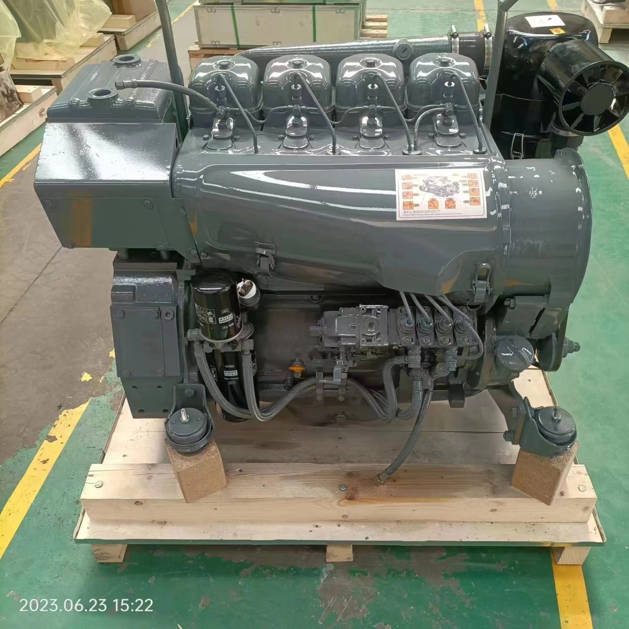 D914 L04 Refrigerado por aire 4 cilindros Turboalimentado D 914 L04 Motor Deutz D914L04