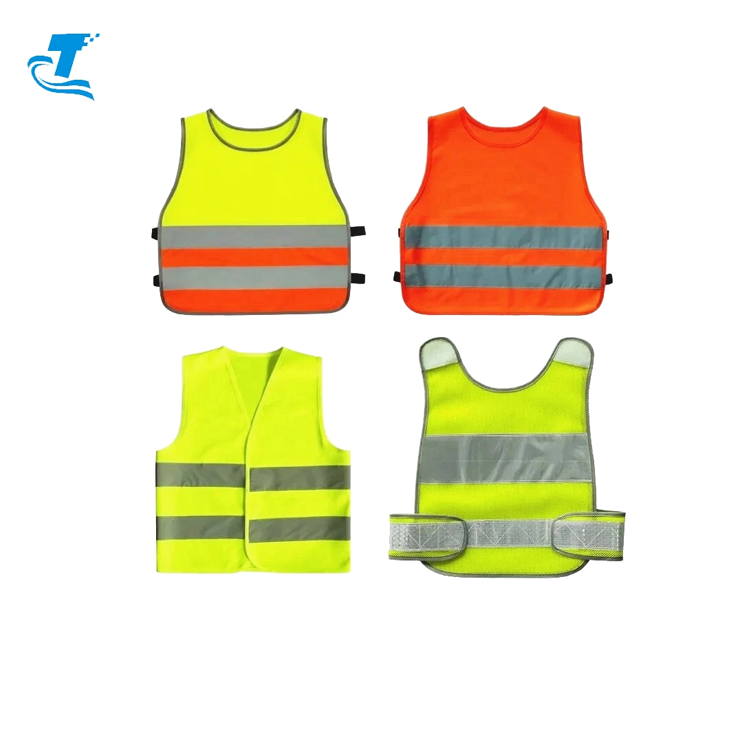 Les enfants des écoles de haute visibilité personnalisée Vest Kid Hi Vis Gilet de sécurité réfléchissants pour les enfants