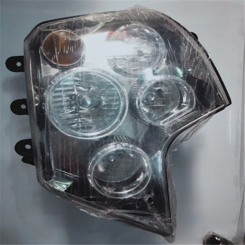 LED Auto Lamp Head Light with Bulb HOWO A7 Accessories Chinese Truck Parts Black/White