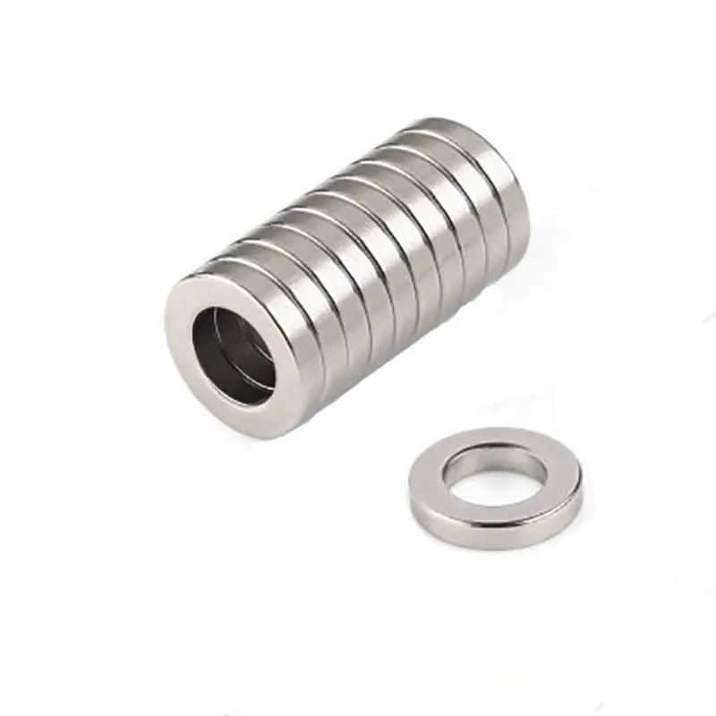 High Good Quality Strong Power Permanent Block N42 Neodymium Ring Magnets Motors