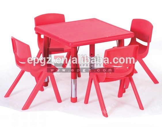 School Classroom furniture Children Group-Learning Kids Height-Adjustable Study Table and Chair Set